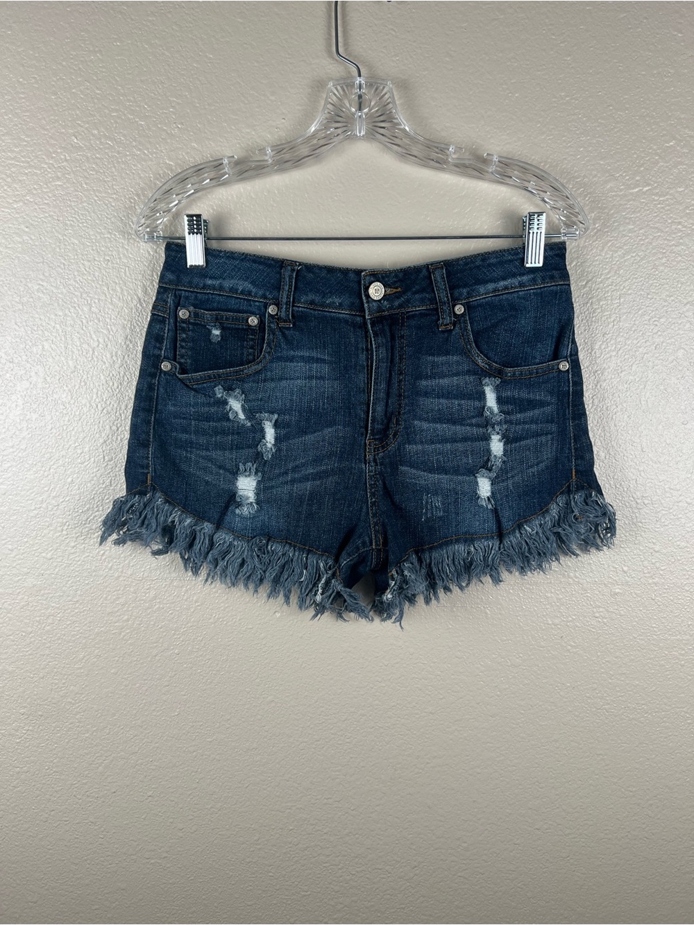 Altar’d State Size 28/7 Distressed Frayed Denim Shorts